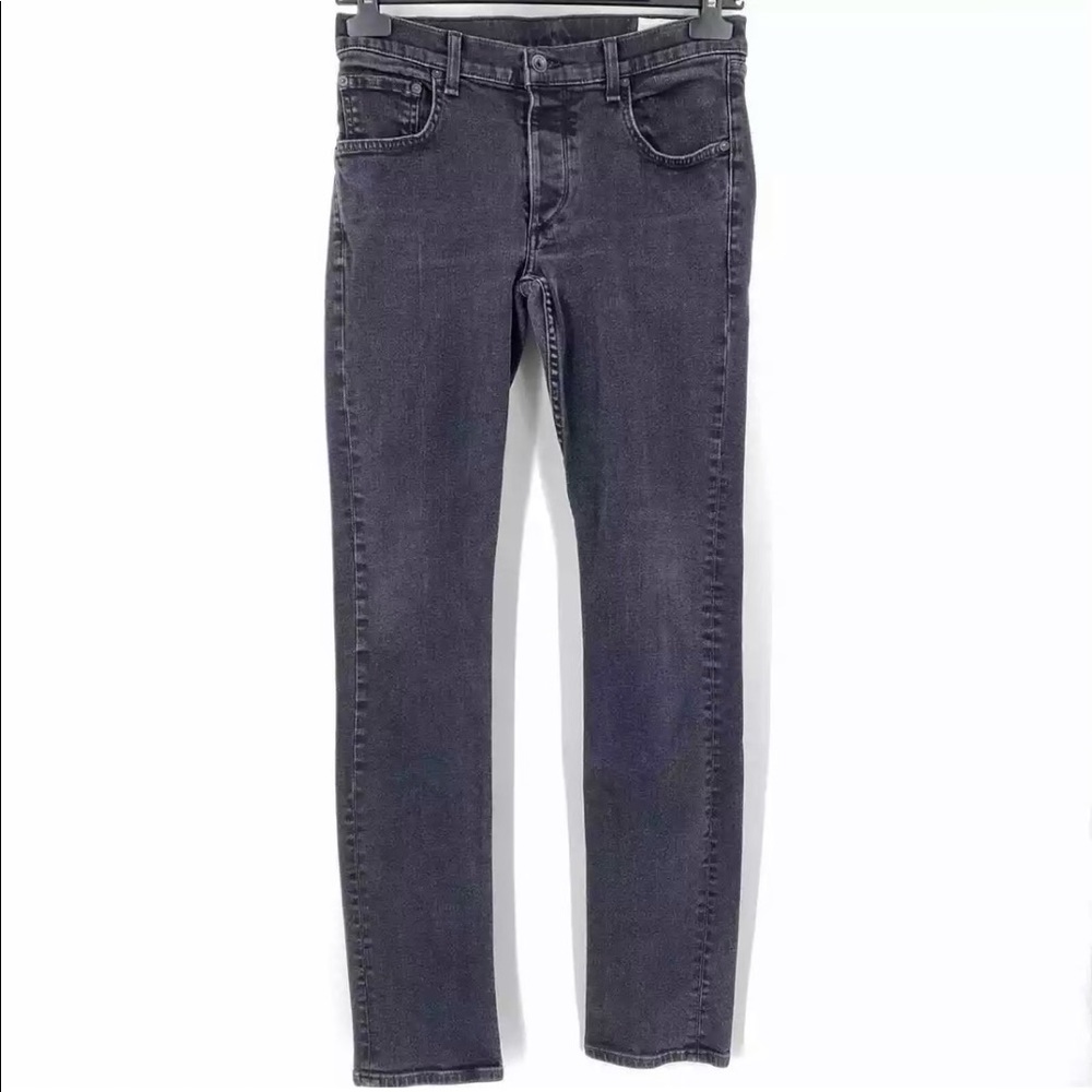 Rag & Bone Men's Fit 2 Slim Skinny Jeans Black